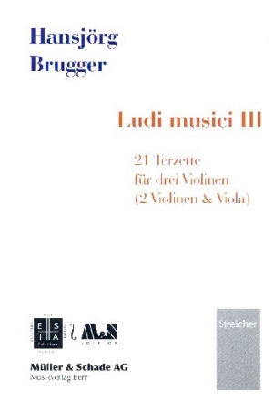 Ludi musici Band 3 f�r 2 Violinen (Violine und Viola) Spielpartitur und Viola-Stimme