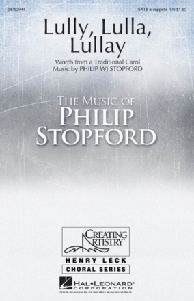 Lully lulla lullay for mixed chorus a cappella score