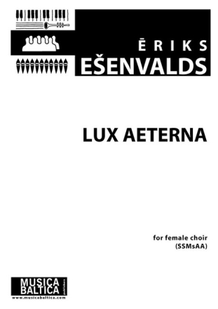 Lux aeterna for female choir (SSMsAA) score