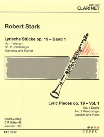 Lyrische St�cke op.19 Band 1 f�r Klarinette und Klavier