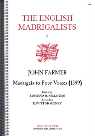 Madrigals to 4 Voices (1599) SCORE (EN)