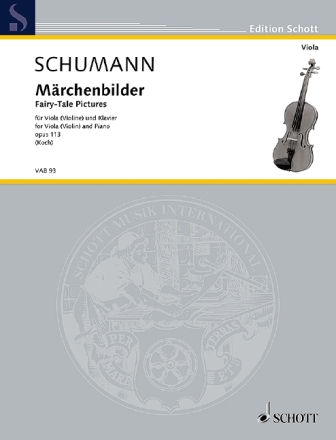 M�rchenbilder op.113 f�r Viola (Violine) und Klavier