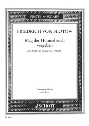 Mag der Himmel euch vergeben f�r Bariton und Klavier