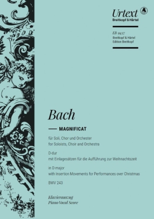 Magnificat D-Dur BWV243 f�r Soli, gem Chor (SSATB) und Orchester Klavierauszug