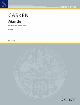 Mantle (2024) for piano and wind quintet piano score and parts
