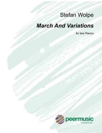 March and Variations for 2 pianos 2 scores