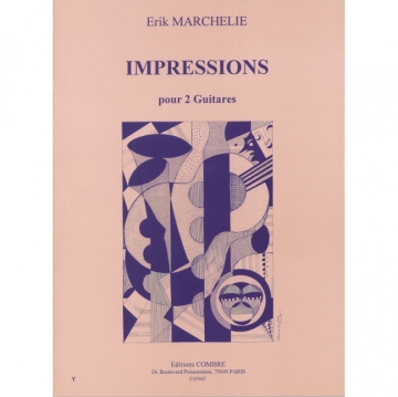 MARCHELIE Erik Impressions 2 guitares Partition
