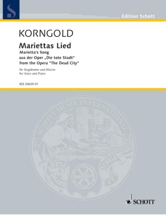 Mariettas Lied op. 12 f�r hohe Singstimme und Klavier