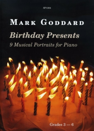 Mark Goddard Birthday Presents - 9 Musical Portraits for Piano piano solo