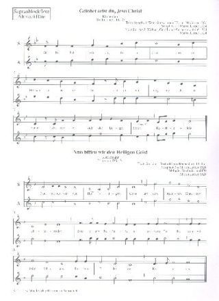 Martin Luther - Kirchenlieder f�r 4 Blockfl�ten (SATB) Spielpartitur Sopran/Alt