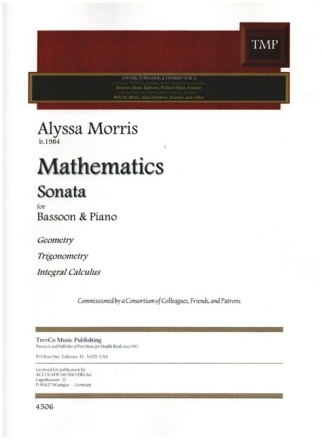 Mathematics Sonata f�r Fagott und Klavier