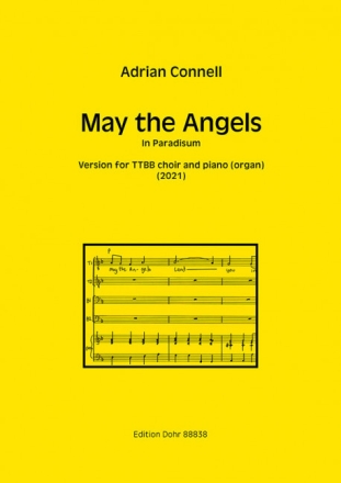 May the Angels for male chorus (TTBB) and piano (organ) Partitur, Chorpartitur
