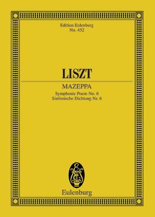 Mazeppa f�r Orchester Studienpartitur