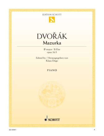 Mazurka B-Dur op. 56/3 f�r Klavier