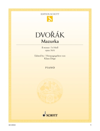 Mazurka h-Moll op.56,6 f�r Klavier