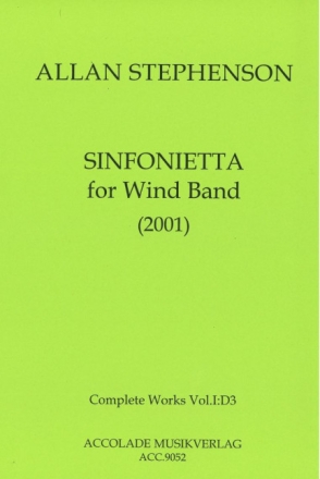 Stephenson, Allan, Sinfonietta for Wind Band Blasorchester Partitur & Stimmen