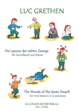 Grethen, Luc, Die Launen der 7 Zwerge f�r Fagottino in G und Klavier Quintfagott, Klavier