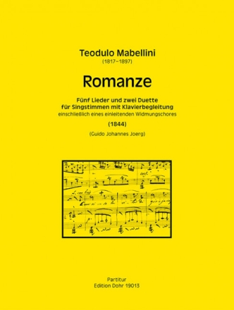 Romanze f�r Singstimmen mit Klavierbegleitung