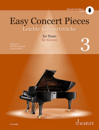 Leichte Konzertst�cke Band 3 (+Online Audio) for piano