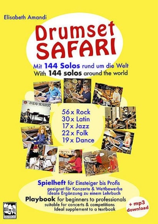 Drumset Safari (+mp3 download) f�r Schlagzeug