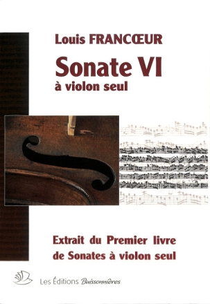 Sonate 6  � violon seul