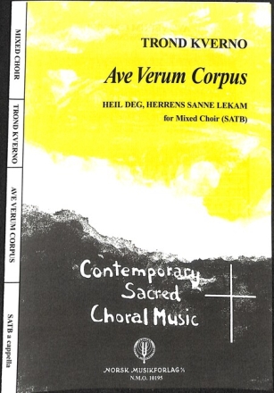 Ave Verum Corpus  for mixed choir a cappella score