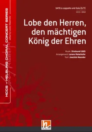 Lobe den Herren, den m�chtigen K�nig SATB  Chor|Einzel