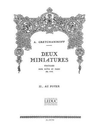 2 miniatures op.145,2 pour fl�te et piano