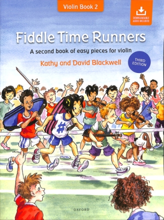 Fiddle Time Runners (+Online Audio) for 1-2 violins (revised Edition 2023)