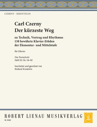 Czerny Krentzlin Band 3 (Fortschritt) f�r Klavier