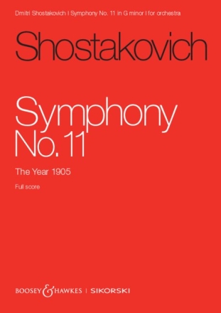 Sinfonie Nr.11 op.103 f�r Orchester Studienpartitur