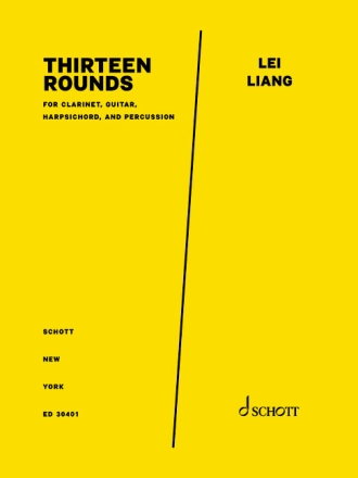 Thirteen Rounds Klarinette, Gitarre, Cembalo und Schlagzeug Partitur und Stimmen