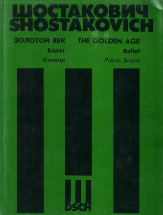 Das goldene Zeitalter op. 22 Orchester Klavierauszug