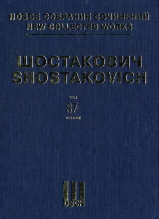 Neue Gesamtausgabe Bd. 087 Volume 87 Gesang und Orchester Partitur