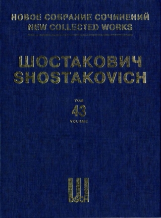 Neue Gesamtausgabe Bd. 043 op. 77 Volume 43 Violine und Orchester Klavierpartitur