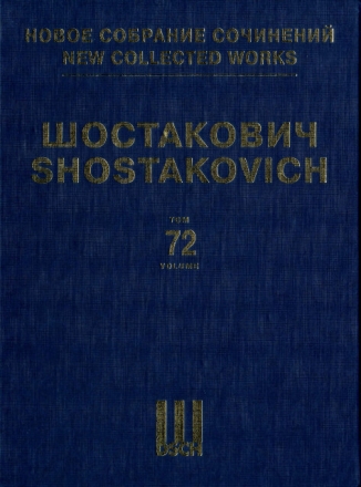 Neue Gesamtausgabe Bd. 072 Volume 72 Orchester Partitur