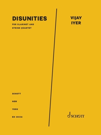 Disunities Klarinette und Streichquartett Partitur und Stimmen
