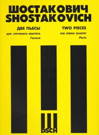 Two Pieces for String Quartet Streichquartett Stimmensatz