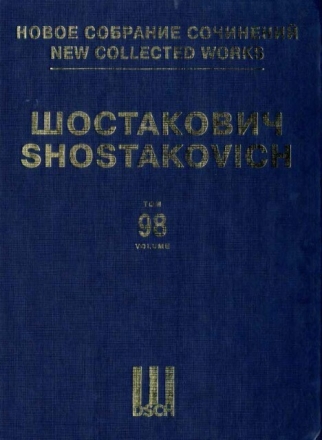 Neue Gesamtausgabe Bd. 098 Volume 98 Klaviertrio Partitur und Stimmen