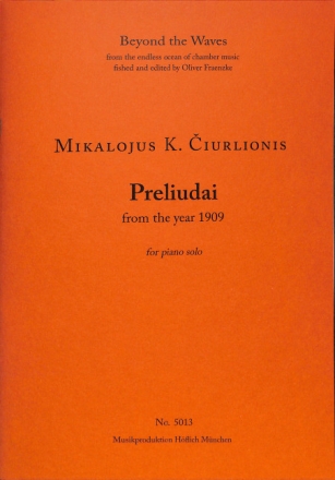 Preliudai from the year 1909 for piano solo Solo