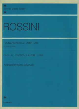 Guillaume Tell Overture Klavier 4-h�ndig