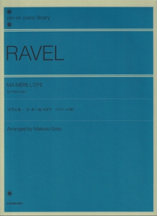 Ma M�re L'Oye for piano solo