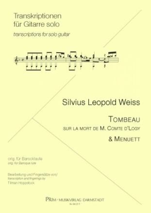 Tombeau und Menuett f�r Gitarre solo