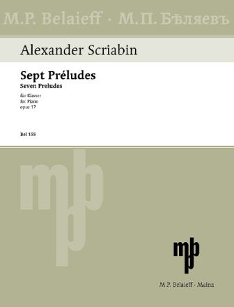 7 Preludes op.17 f�r Klavier