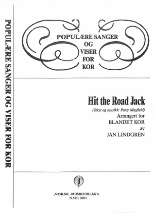 Hit the road Jack  for mixed choir a cappella choral score
