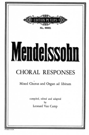 7 Choral Responses (Eng.).SATB Chorus