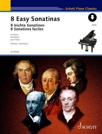8 leichte Sonatinen (+Online-Audio) f�r Klavier