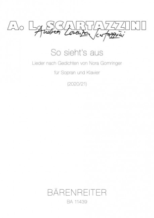 So sieht's aus f�r Sopran und Klavier