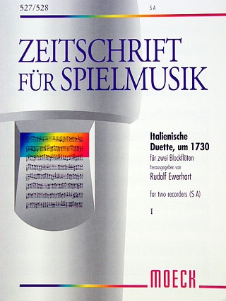 Italienische Duette Band 1 f�r 2 Blockfl�ten (SA) Spielpartitur
