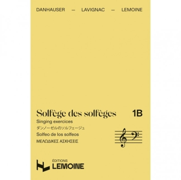 Solfege des solfeges vol.1b singing exercises Danhauser, A., Koautor